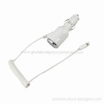 Car charger for iPhone 5/5S/5C, iPad mini